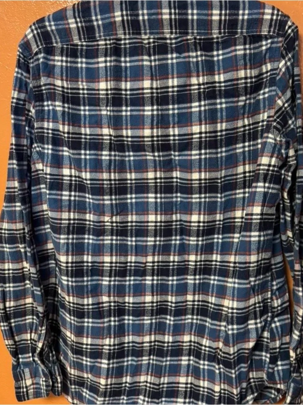 J.Crew Blue Plaid Flannel Shirt - men’s medium